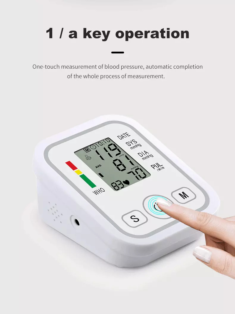 Blood Pressure Monitor Upper Arm Wrist Cuff Bp Cuff