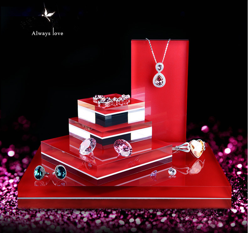 Creative Acrylic Jewelry Display Stand for Whole Jewelry Set