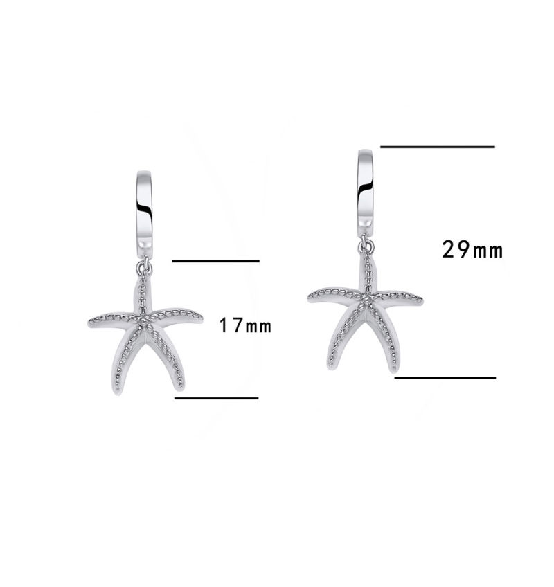 Fashion Jewelry Earring Star Earring Jewelry 925 Sterling Silver Earrings with High Quaily