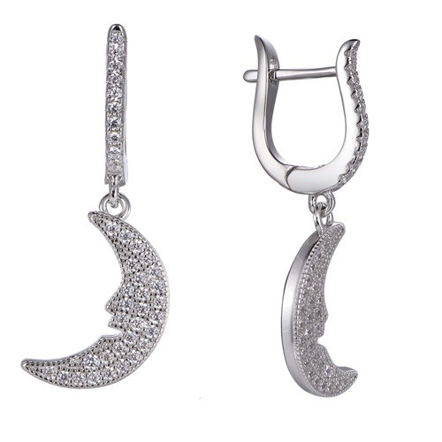 Lucky Silver Horseshoe U Shaped Earring Pendant Jewelry Set