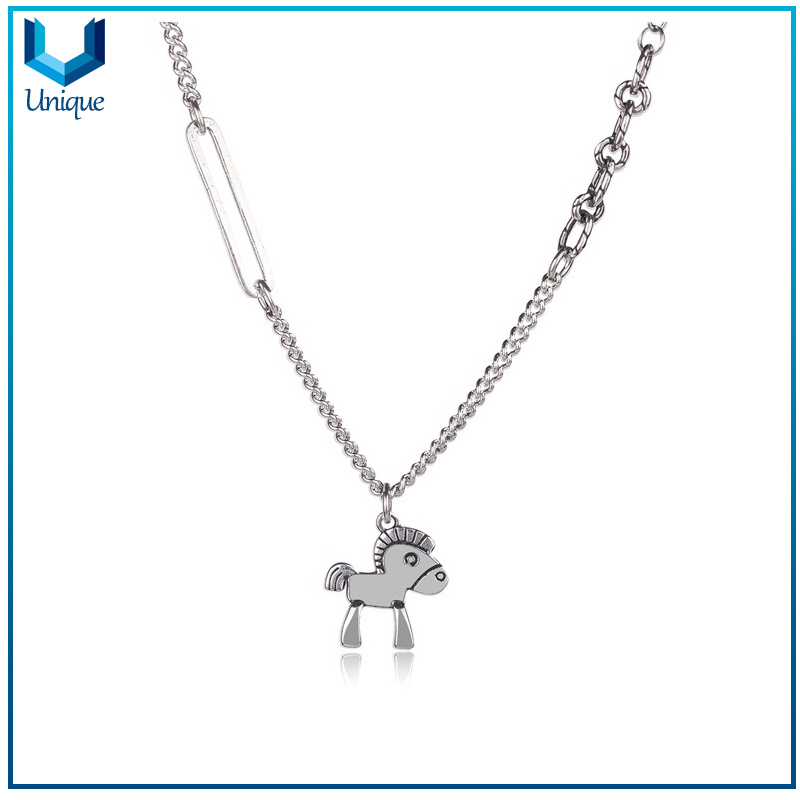 Customize 925 Silver Unicorn Necklace Pendant, China 925 Silver necklace Manufacturer for 925 Silver Fashion Jewelry