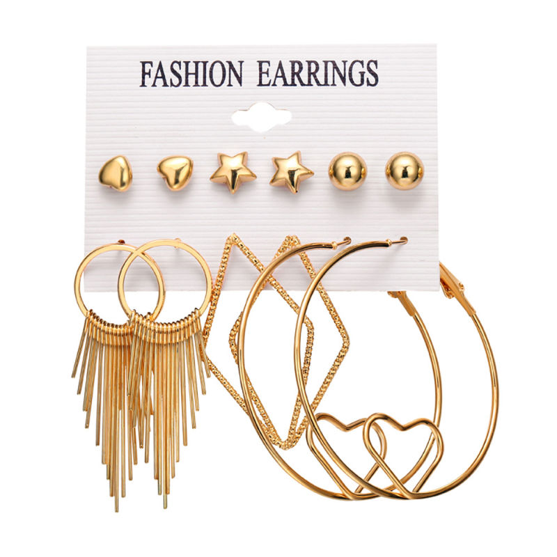 Latest Women Jewelry Cheap Price Alloy All Match Earring Sets