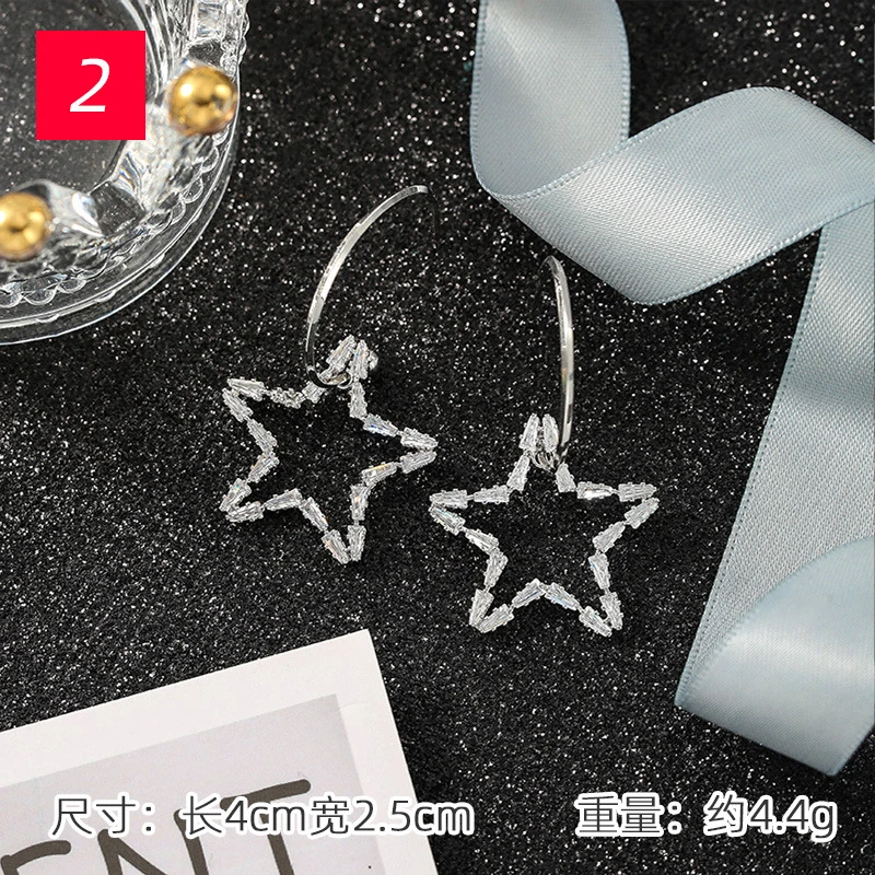 Flower Stud Earrings 18K Gold Hoop Earrings Stainless Steel Earrings 2020
