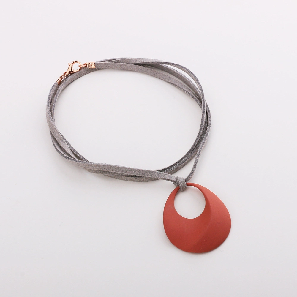 Wholesale Top Design Women Fashion Necklaces Jewelry Accessories Retro Layered Geometric Pendant Necklace