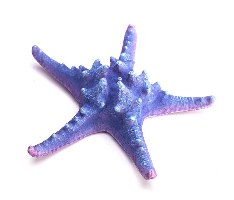 Artificial Coral Polyresin Aquarium Decor Artificial Starfish Small Size