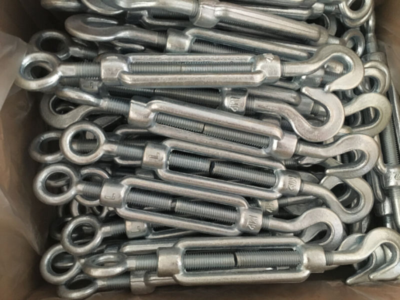 Galvanized Eye and Eye Turnbuckles with Drop Forged Body (DIN1480)