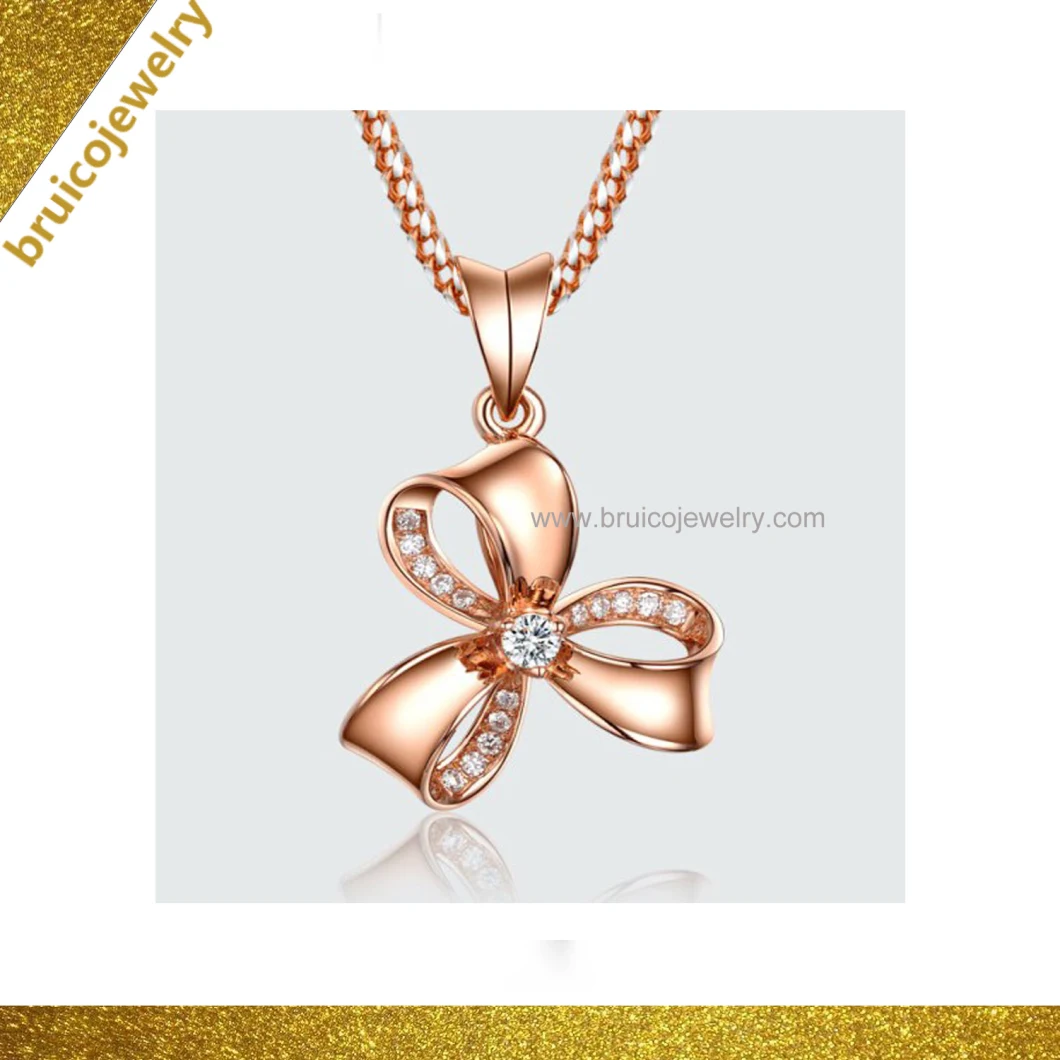 Trendy Jewelry Inlaid Diamond Necklace Silver Designs Modern Gold Ring Necklace for Girls