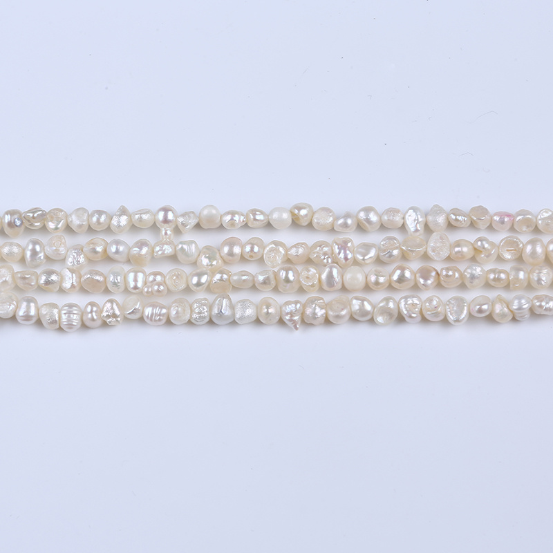 5-6mm Baroque Natural Freshwater Pearl Loose Pearls Beads