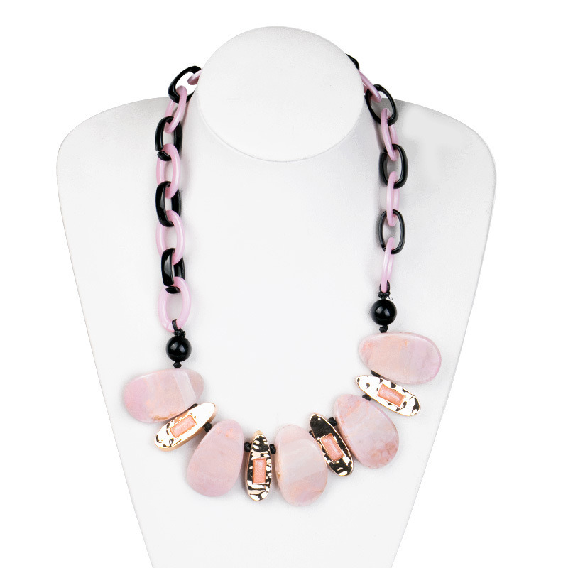 New Fashion Acrylic Resin Jewelry Necklace Ladies