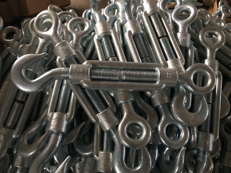 Hook and Hook Turnbuckles with Drop Forged Body (DIN1480)