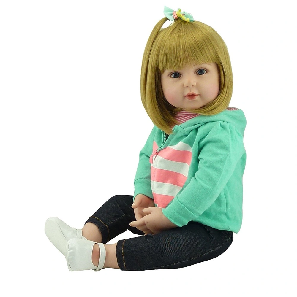 Popular Fashion Educational Reborn 55cm Silicone Baby Emulated Reborn Doll