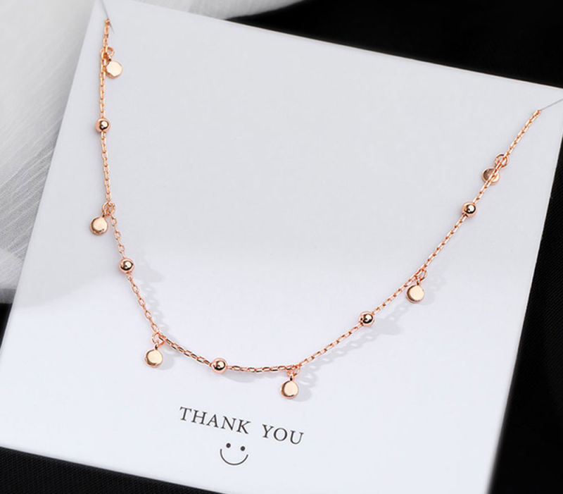 925 Sterling Silver Delicate Elegant Women Short Choker Chain Micro Pave Tiny CZ Charm Gold Chain Necklace