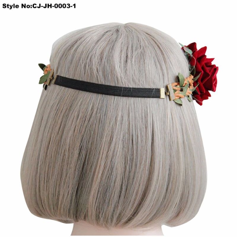 Hollowen Rose Headband, Wedding Flower Hair Ornaments