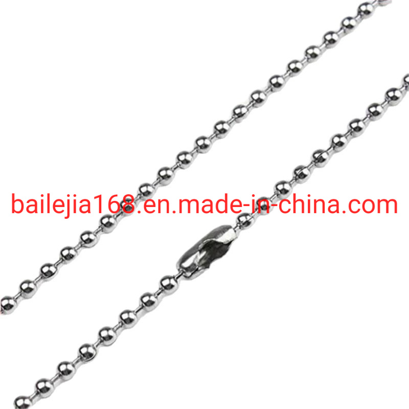 1.5mm-9mm for Trinket Necklace Making Ball Bead Chain