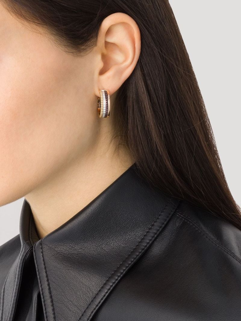 Fashion Hoop Earrings with Diamonds Jewelry