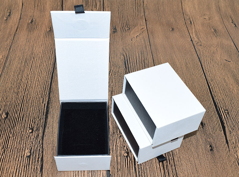 Creative and High Grade Flip Paper Jewelry Box, Exquisite Jewelry Box for Earrings, Pendant, Necklace Collection