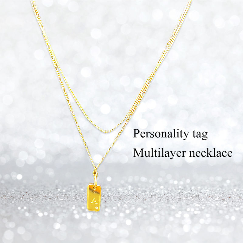 Metal Jewelry Fashion Jewelry Round Gold Plated Necklace Necklaces Jewellery Necklace