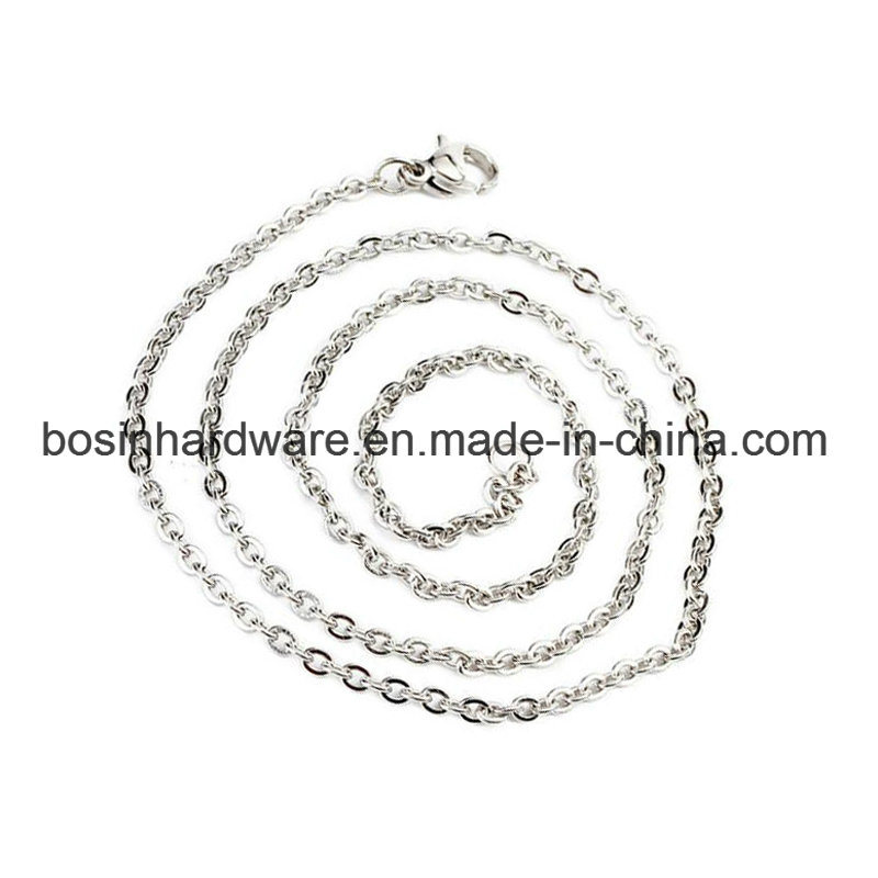 18-24" Stainless Steel Cable Chain Necklace