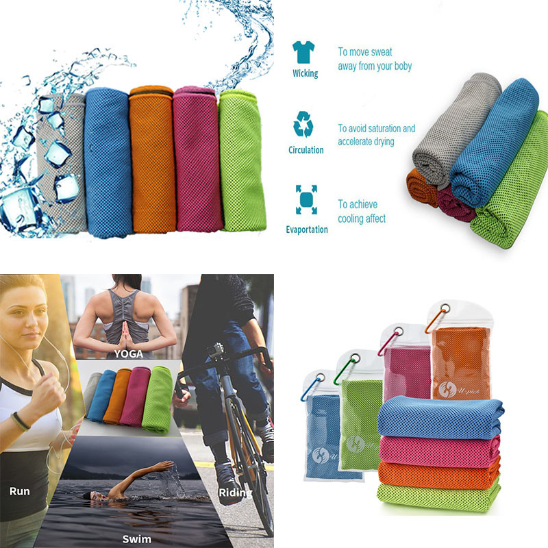 Wholesale Custom Logo Cheap Ice Sports Cooling Towel for Beach