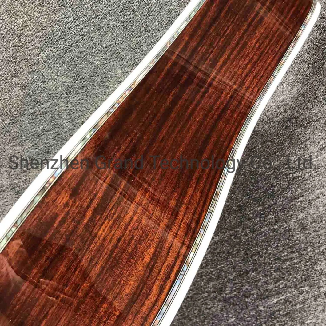 Custom Solid Top Rosewood Back Side Life Tree Inlay Acoustic Guitar