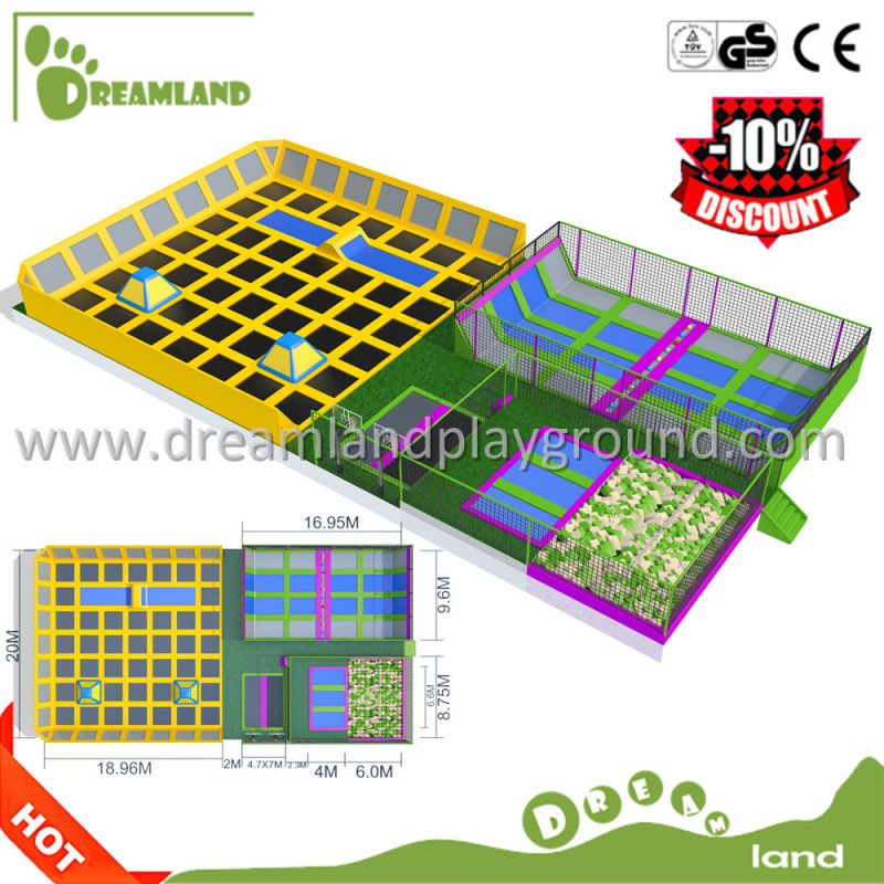 Beautiful Wholesale Indoor Trampoline Park with Dodgeball for Sale