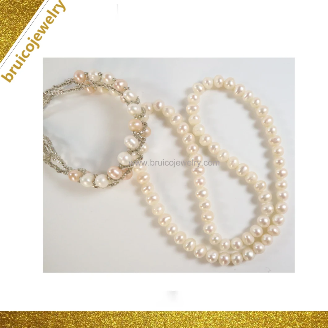 Elegant Jewellery Accessory Women Simple Freshwater Pearl Fashion Jewelry Pendant Necklace