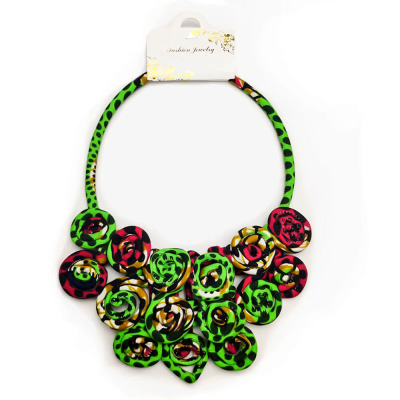 African Print Fashion Accessories Jewellery Women Necklace