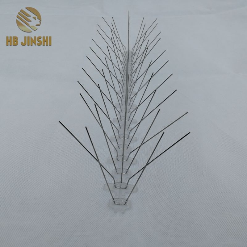 5 Rows Polycarbonate Base and Stainless Steel Sticks Bird Spike