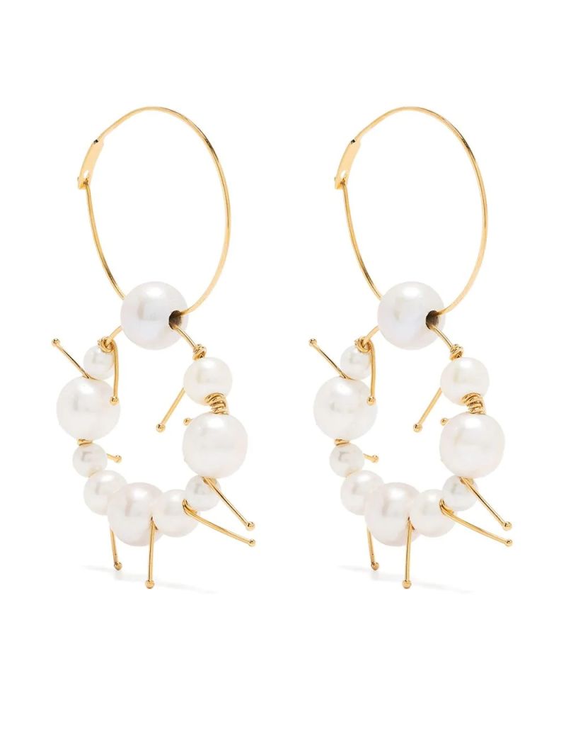 Fashion Exaggerated Pearl Earrings Jewelry