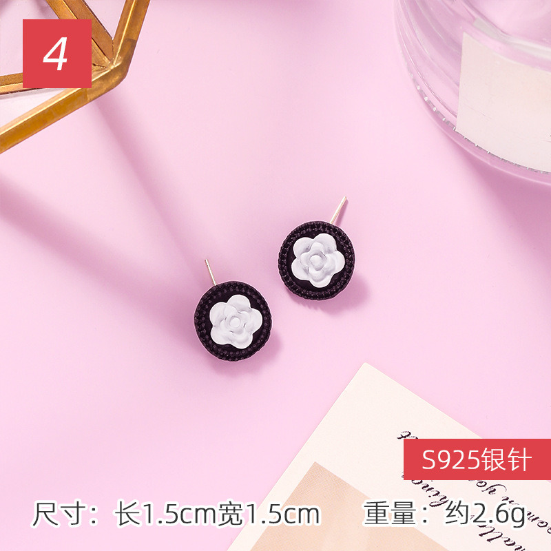 S925 Earrings Pearl Earrings Bags Personalized Earrings