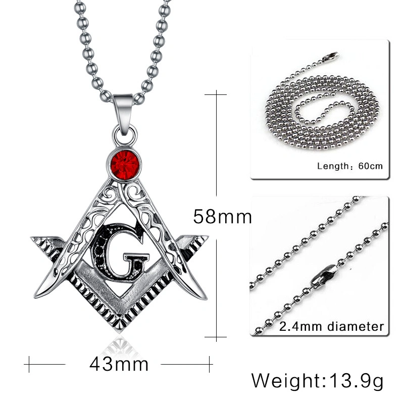 Necklace New Pendants Masonic Pendant Popular Selling Titanium Steel Necklaces & Pendants