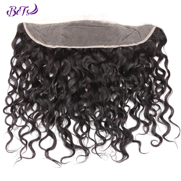 Hot Selling Water Wave Human Hair Ear to Ear 13*4 Lace Frontal