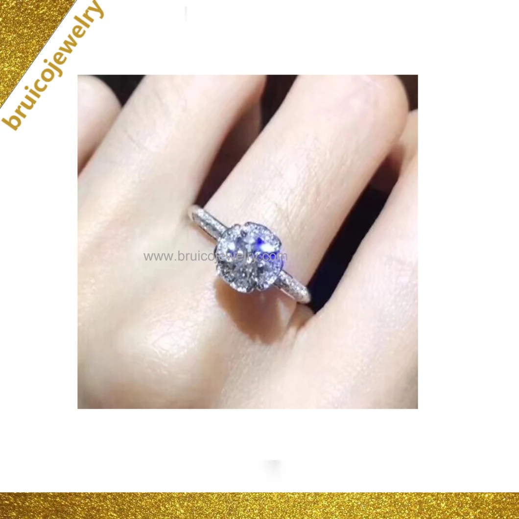 Elegant Imitation Jewelry Gold Jewellery Diamond Finger Ring for Women