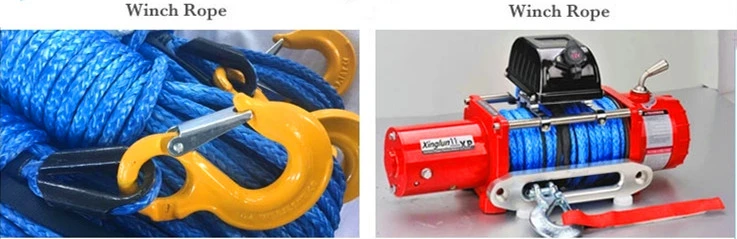 12 Strand Colorful UHMWPE Rope Hmpe Rope Marine Rope Winch Rope Mooring Rope with Speedy Delivery