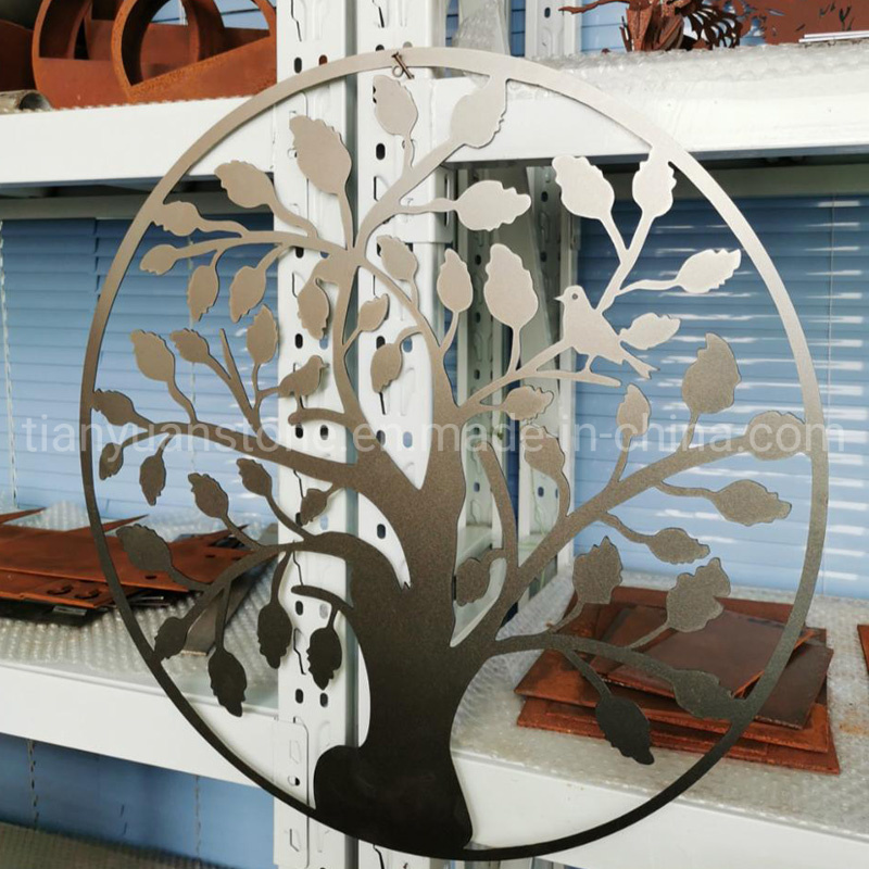 Beautiful Tree of Life Metal Wall Hanging Sculptures Garden Art