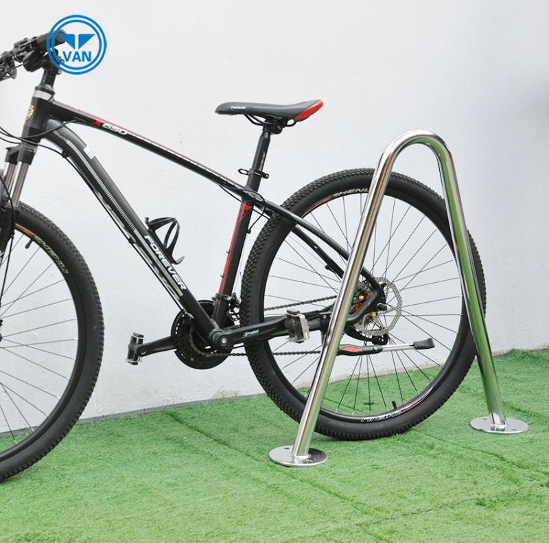 Newest Stainless Steel Triangular Shape Bike Parking Stand