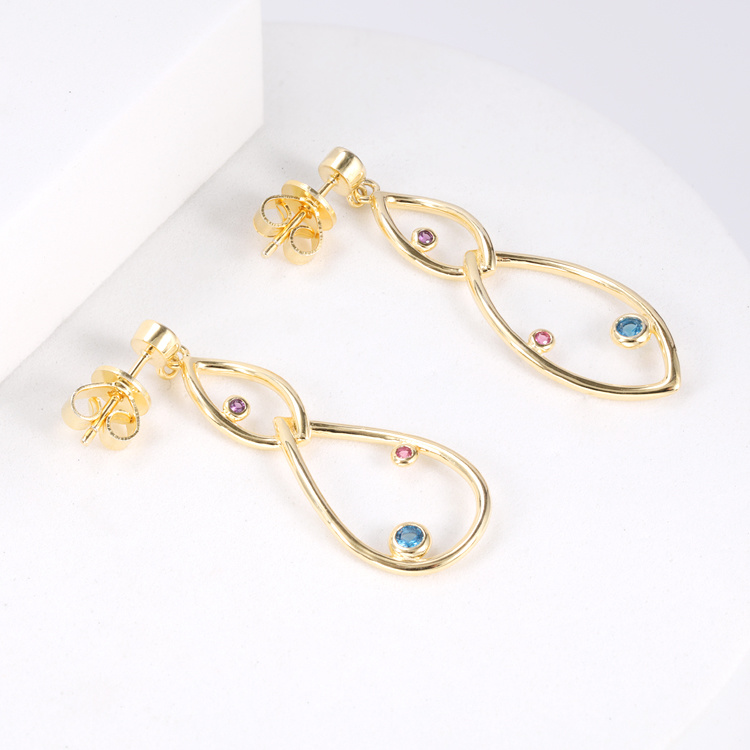 Yellow Gold Earrings Wholesaler Engagement Earrings for Women
