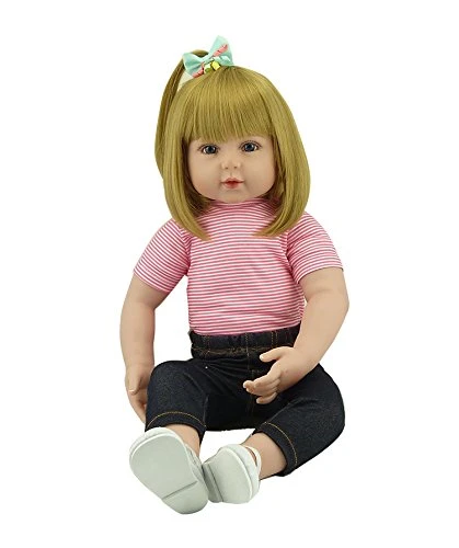 Popular Fashion Educational Reborn 55cm Silicone Baby Emulated Reborn Doll