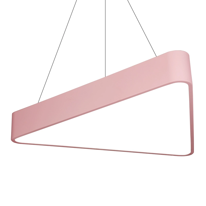 Contemporary Office Lamp Hanging Pendant Triangle / Hollow Triangle LED Chandelier Light Variable Shapes Are Randomly Spliced