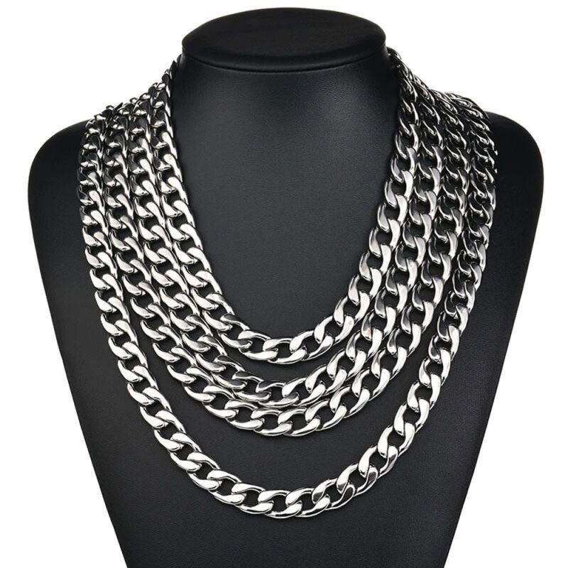 Wholesale Gold Stainless Steel Cuban Link Chain