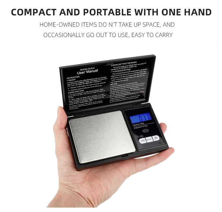 Professional Superior Electronic Jewelry Diamond Gold Mini Digital Pocket Small Scale Digital Weighing Scale Jewelry Scale