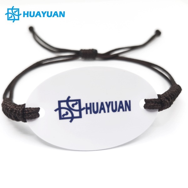 Event festival 13.56MHz NTAG213 fabric Rope string RFID wristband bracelet