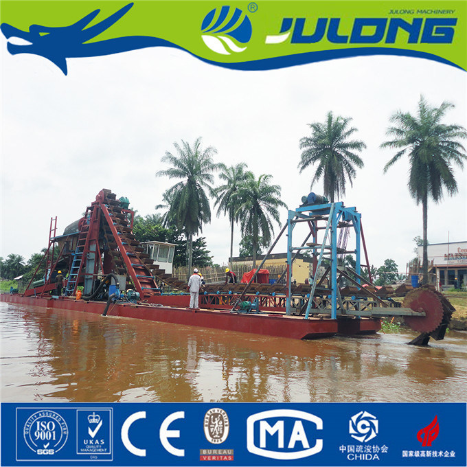 Gold Dredger with Chain and Bucket/Gold Mining Dredge/Equipment
