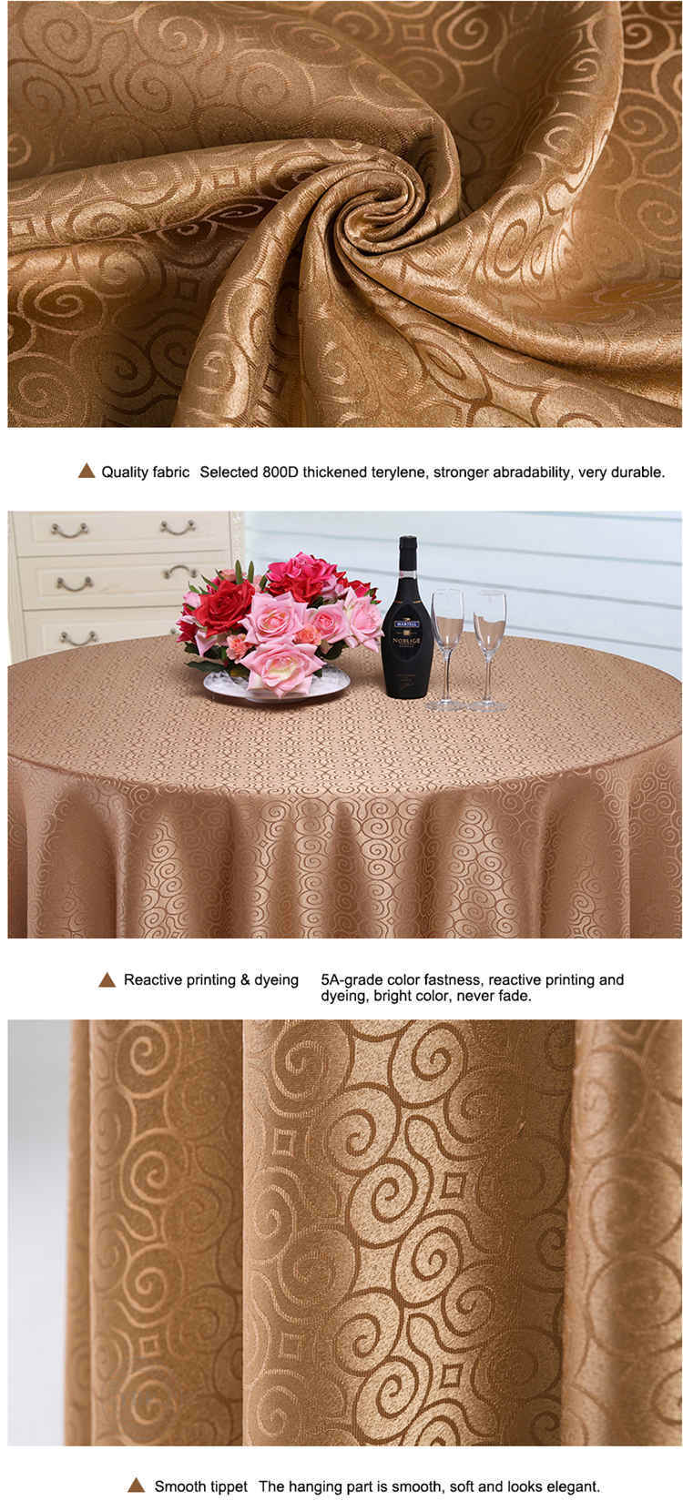 Yrf Round Tablecloths for Wedding 90 Round Tablecloths