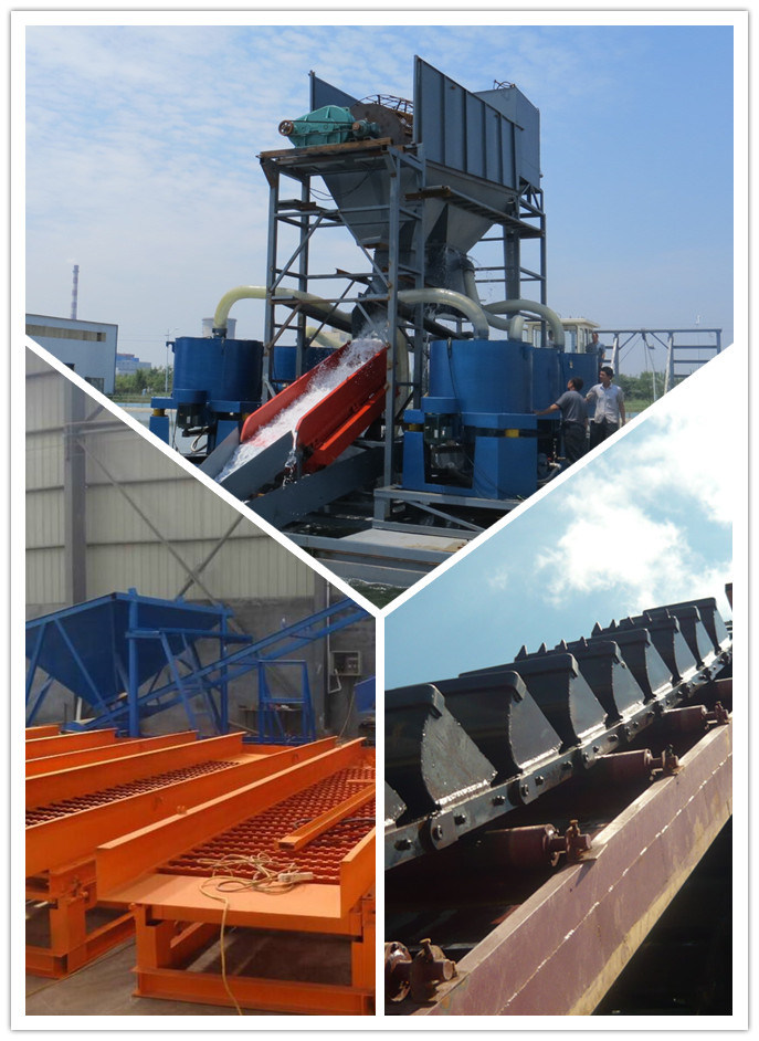 Mini Gold Separation Machine/Gold Mining Equipments/Bucket Chain Dredger Used in River for Sale