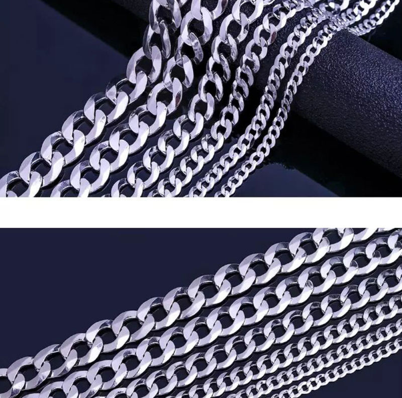 Wholesale Gold Stainless Steel Cuban Link Chain