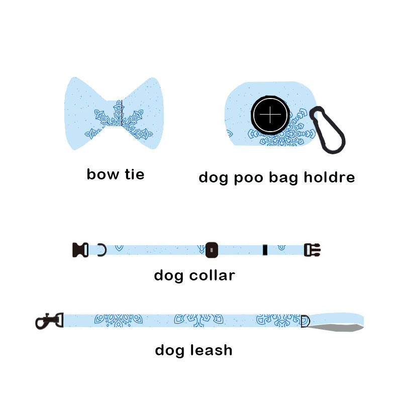 High Quality Adjustable Custom Leash Set Customize Dog Collar Dog Harness