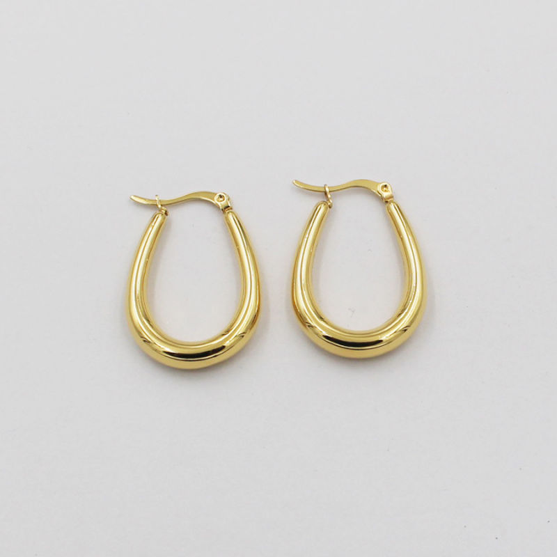 2021 French Metal Style 316L Stainless Steel Earring Jewelry