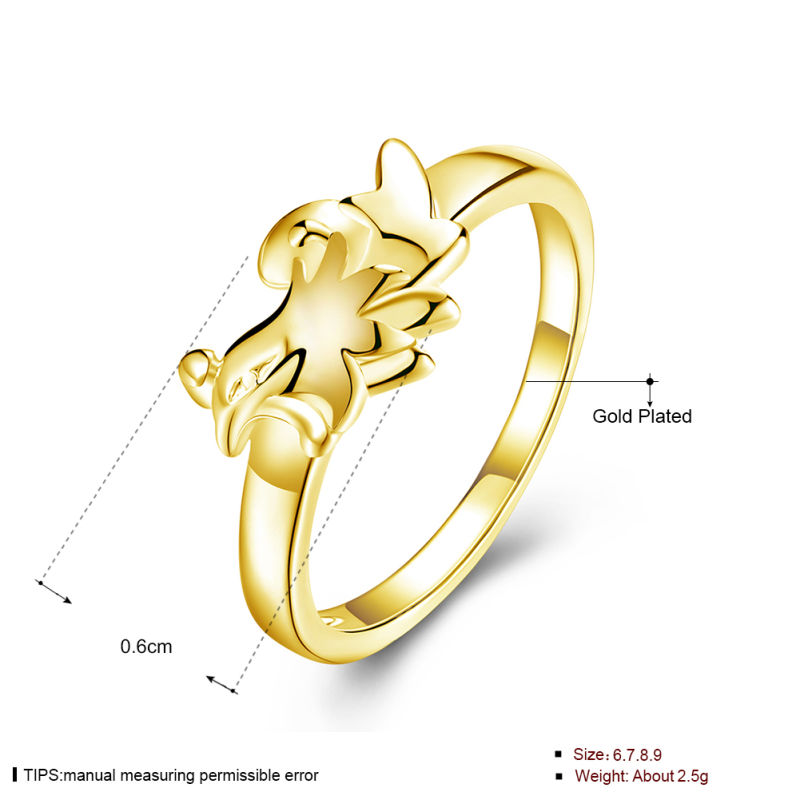 Gold Ring for Women Dance Party Gold Jewelry
