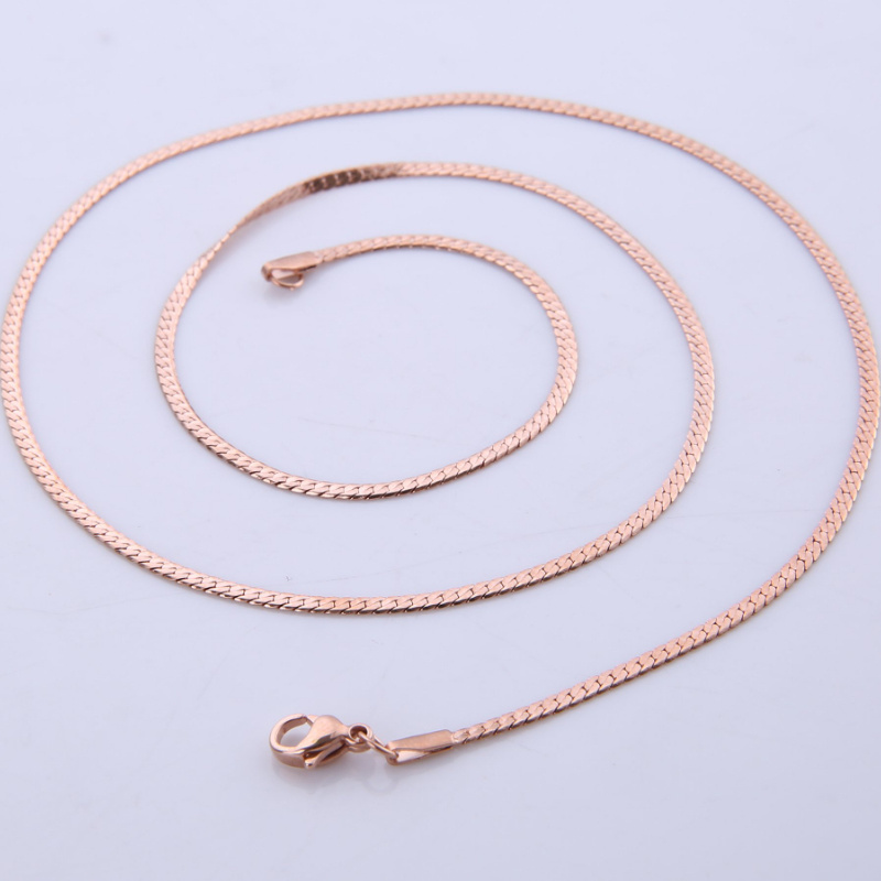 Fashionable Flat Golden Dragon Chain for Jewelry Making Necklace